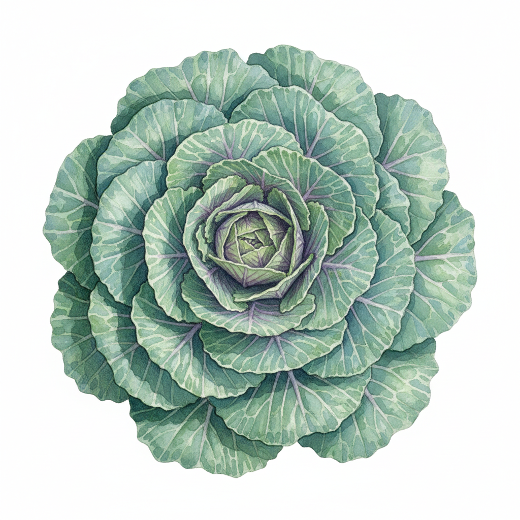 Aquarelle botanique Amarant